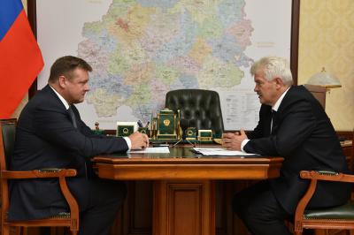Николай Любимов встретился с главой администрации Чучковского района Рязанской области