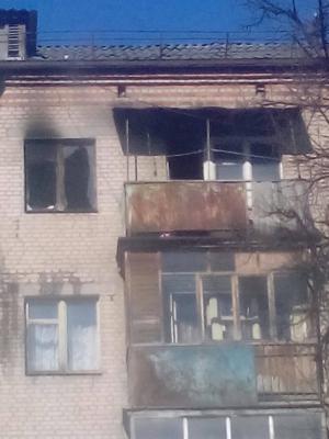 В центре Рязани произошёл пожар в пятиэтажном многоквартирном жилом доме