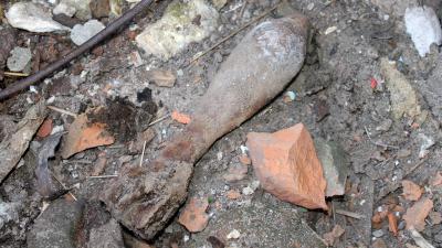 В Борках нашли немецкий снаряд времён ВОВ