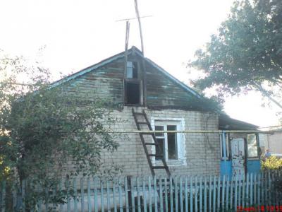 Горящий жилой дом в Ряжске тушили три пожарных расчёта