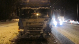 В Спасском районе столкнулись два грузовика