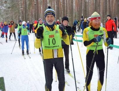В Туме соревновались ветераны лыжного спорта