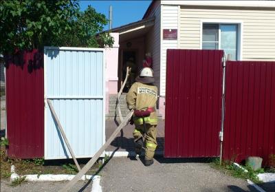 Сасовские пожарные ликвидировали условное возгорание