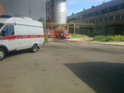 Огонь повредил здание цеха рязанского КРЗ, люди не пострадали