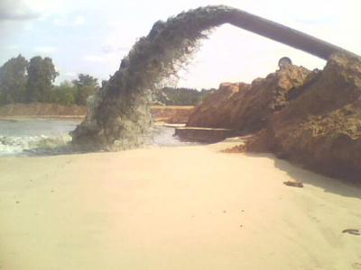 Близ Рязани пресечена незаконная добыча песка из русла Оки