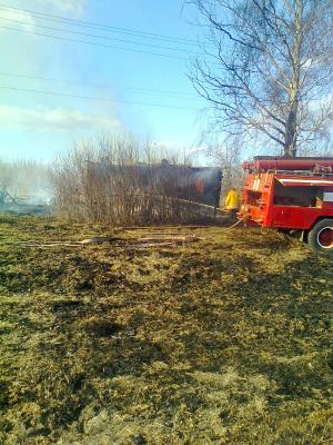 В сасовском Бок-Майдане произошёл пожар в жилом доме