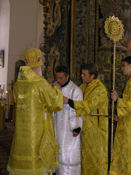 Архиепископ Рязанский и Касимовский рукоположил в дьяконы Андрея Клоцбаха