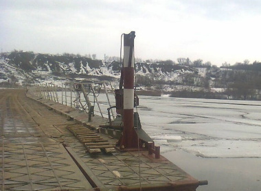 Под Спасском закрыли движение по наплавному мосту