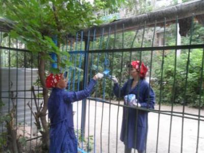 Рязанские молодогвардейцы ремонтируют детский сад