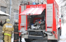 Пожарные справились с огнём в квартире на улице Берёзовой в Рязани