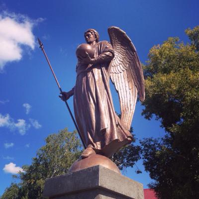 В Михайлове открыли памятник архангелу Михаилу
