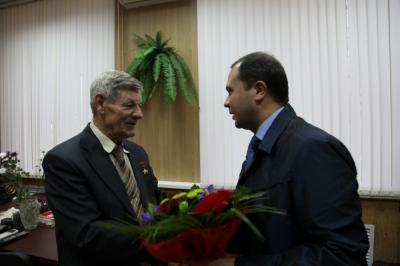 Андрей Кашаев поздравил с днём рождения почётного гражданина Рязани 