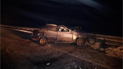 Под Михайловом Daewoo Nexia влетела в фуру, водитель легковушки погиб