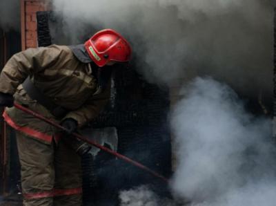 В Рязани горел подвал двухэтажного здания на Касимовском шоссе