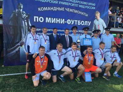 Рязанские полицейские впервые взяли «бронзу» на чемпионате МВД России по мини-футболу