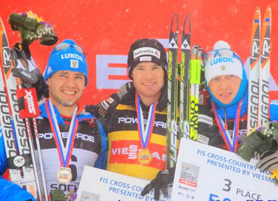 Рязанский лыжник завоевал серебро в скиатлоне на этапе Кубка мира в Сочи