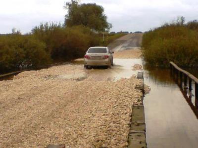 Подтопленный мост через Тырницу в Шиловском районе освобождён от воды