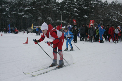 Мемориальный парк в Рязани на два дня захватили лыжники