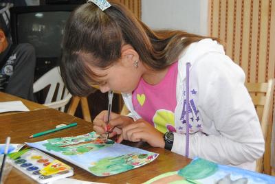 Участники проекта «Поколение Маугли» под Рязанью нарисовали красочные джунгли
