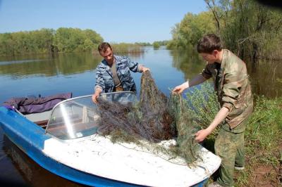 В Рязанской области изъяли 24 бесхозных рыболовных сети