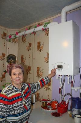 В дом пенсионера из села Истье Старожиловского района пришёл газ