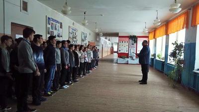 Рязанские активисты ОНФ провели урок патриотического воспитания в спасской школе