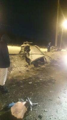 На Северной окружной дороге в Рязани машину разорвало на две части