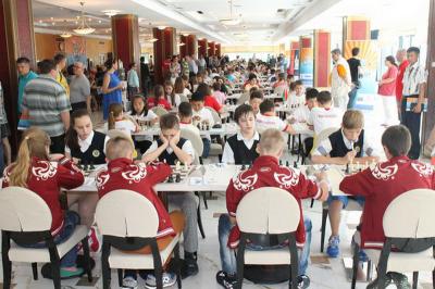 Юные рязанские шахматисты в финале «Белой ладьи» сыграли две международные встречи
