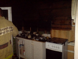 В Ермишинском районе в жилом доме сгорела кухня