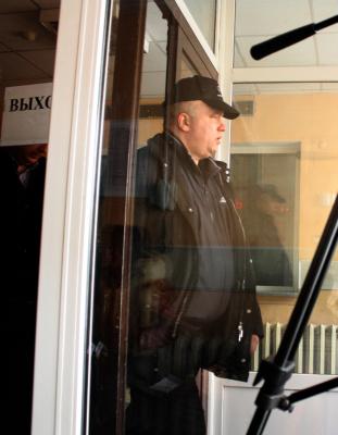 Александр Алфосов в момент задержания