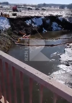 Рязанцы сообщили о загрязнении реки Листвянки