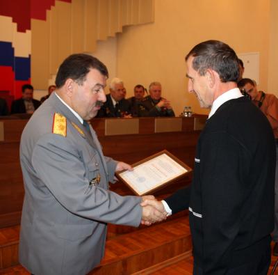 Переизбран руководитель ветеранской организации ОВД Рязанской области