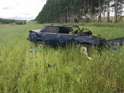 В Милославском районе «семёрка» улетела в кювет, водитель погиб