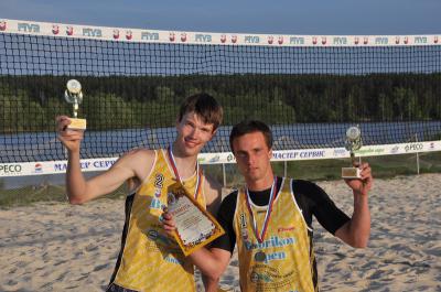 Рязанцы добыли золото этапа чемпионата ЦФО по пляжному волейболу в Туле 