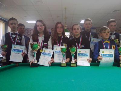 Юные рязанские бильярдисты успешно выступили на первенстве России