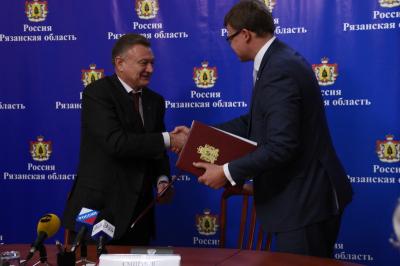 Правительство Рязанской области и Сбербанк России подписали соглашения о сотрудничестве