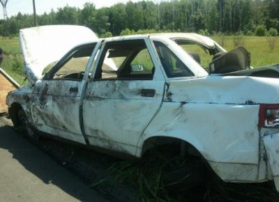 Трёх пассажиров выбросило из салона автомобиля в ДТП в Чучковском районе