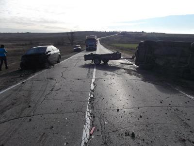 Пять человек пострадало в ДТП неподалёку от Пронска из-за водителя Mitsubishi Pajero с прицепом