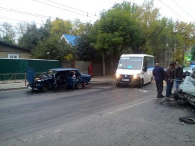 Опубликовано видео аварии на улице Новой в Рязани