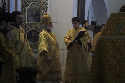 Архиепископ Рязанский и Касимовский Павел совершил новогодний молебен