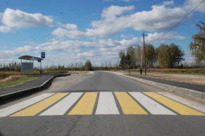 В Рязанской области построили дорогу Шехмино - Сельцы