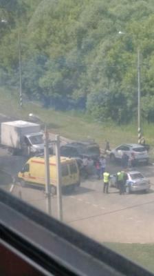 На Михайловском шоссе в Рязани произошло серьёзное ДТП