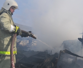 В Михайлове произошёл пожар на частном предприятии