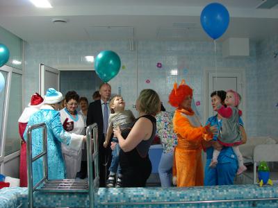 В Рязанском доме ребёнка открылись спелеокамера, бассейн и вихревая гидромассажная ванна