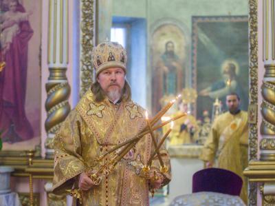 Митрополит Рязанский и Михайловский провёл Божественную литургию в Преображенском храме в Рязани
