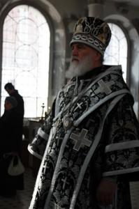 Архиепископ Рязанский и Касимовский Павел совершил литургию преждеосвященных даров