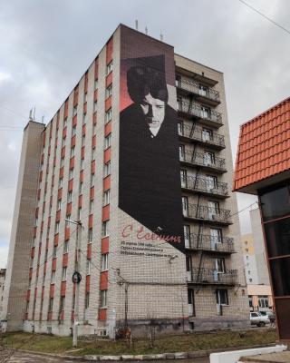 На здании общежития РГУ появилось изображение Сергея Есенина