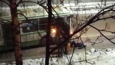 На улице Новой в Рязани пешеход попал под колёса автобуса