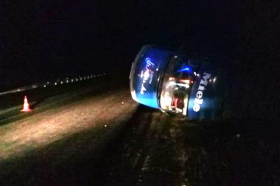 Неподалёку от Путятино микроавтобус перевернулся в кювет, погибли два пассажира
