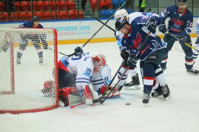 ХК «Рязань» в Красноярске выиграл у «Сокола» и досрочно стал участником плей-офф